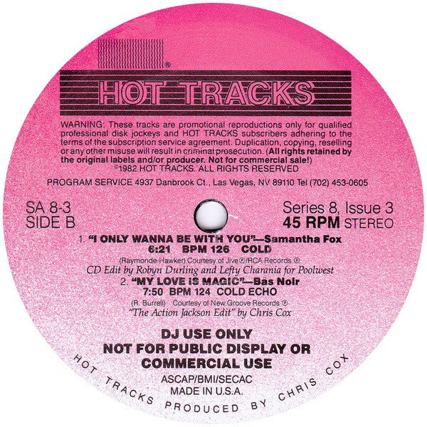 Various : Hot Tracks - Series 8, Issue 3 (2x12", Comp, Promo)
