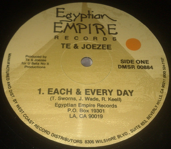 Te & Joezee : Each & Every Day (12")