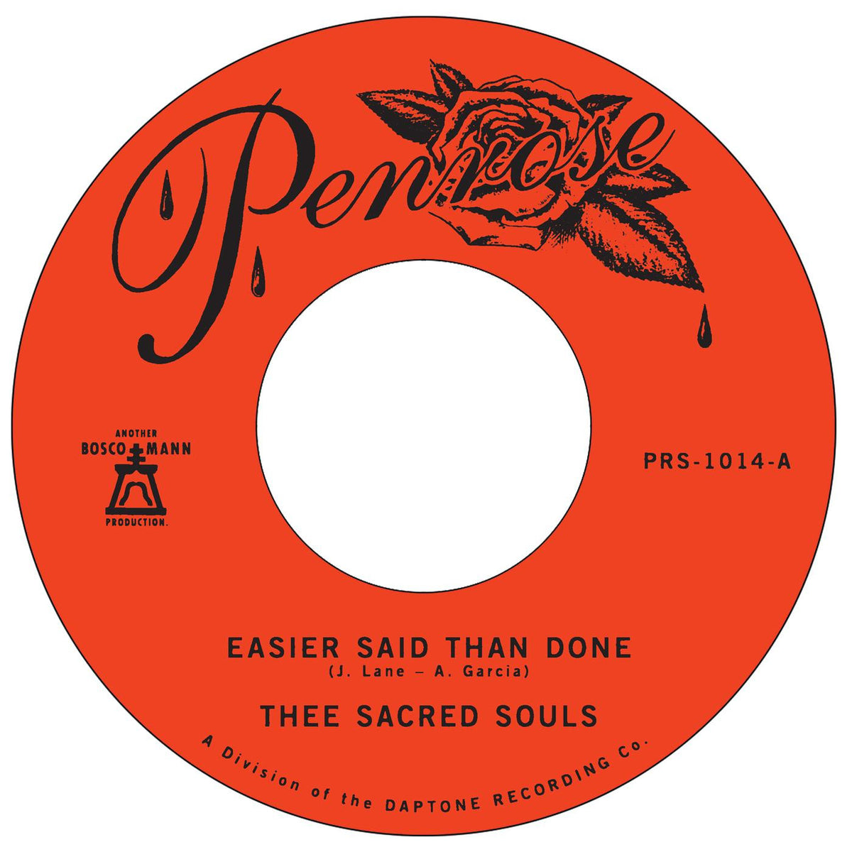 Thee Sacred Souls - Easier Said Than Done / Love Is The Way (Vinyl)