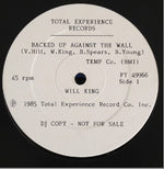 Will King : Backed Up Against The Wall (12", W/Lbl)