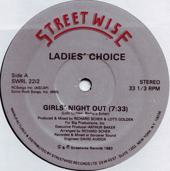 Ladies' Choice : Girls Night Out (12")
