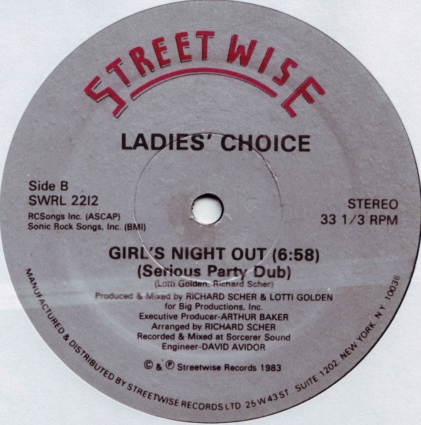 Ladies' Choice : Girls Night Out (12")