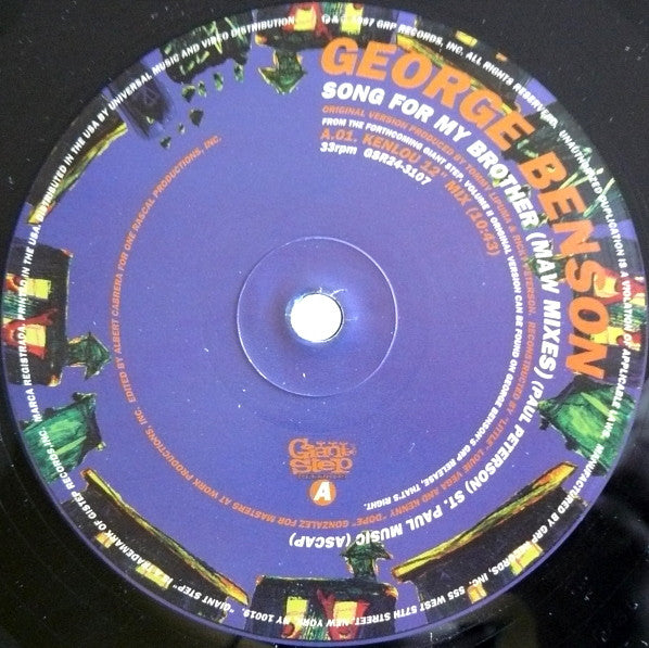 George Benson : Song For My Brother (MAW Mixes) (2x12")