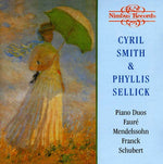 the album cover for Faure / Mendelssohn / Smith / Sellick - Piano Duets