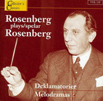 the album cover for Hilding Rosenberg - Rosenberg Plays Rosenberg