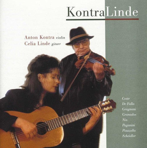 the album cover for Coste/Falla/Gragnani/Granados/Nin/Paganini/Piazzol - Kontra & Linde