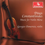 the album cover for Georgios Demertzis - Music for Violin Alone