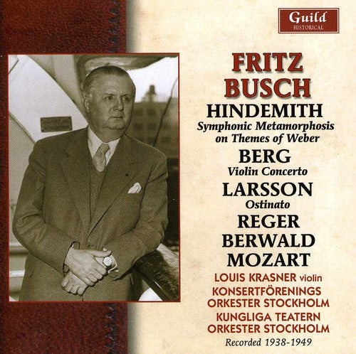 the album cover for Konsertförenings orkester Stockholm - Fritz Busch in Stockholm 1938-1949