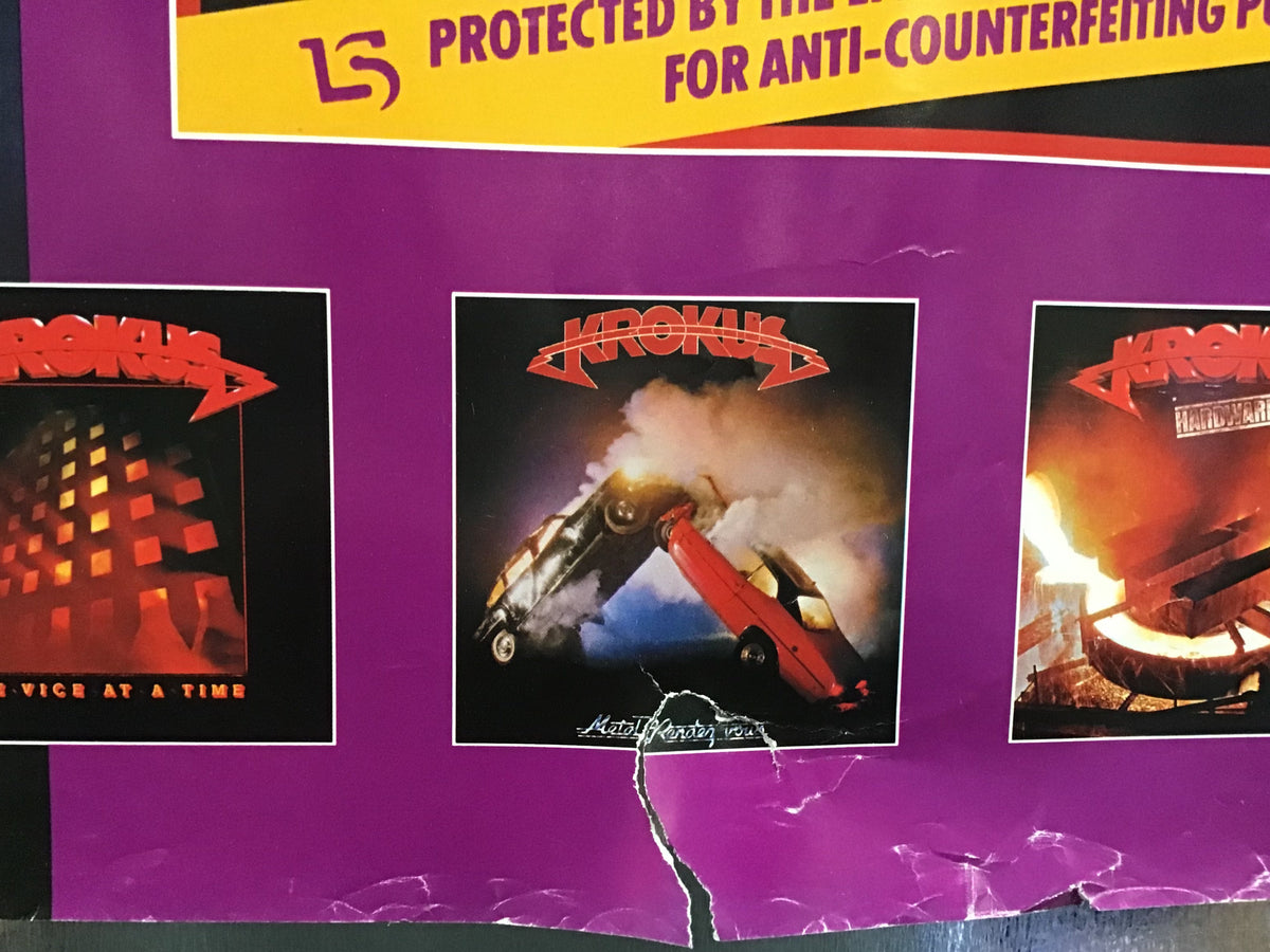 Krokus - The Blitz Promo Poster