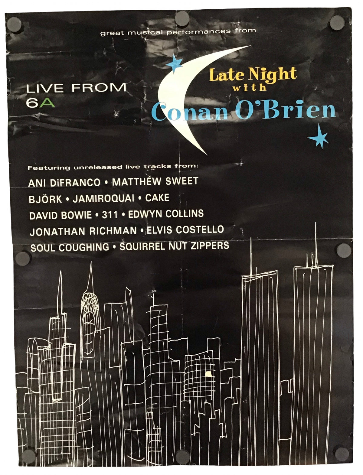 Late Night with Conan O'Brien - Live from 6A Promo Poster