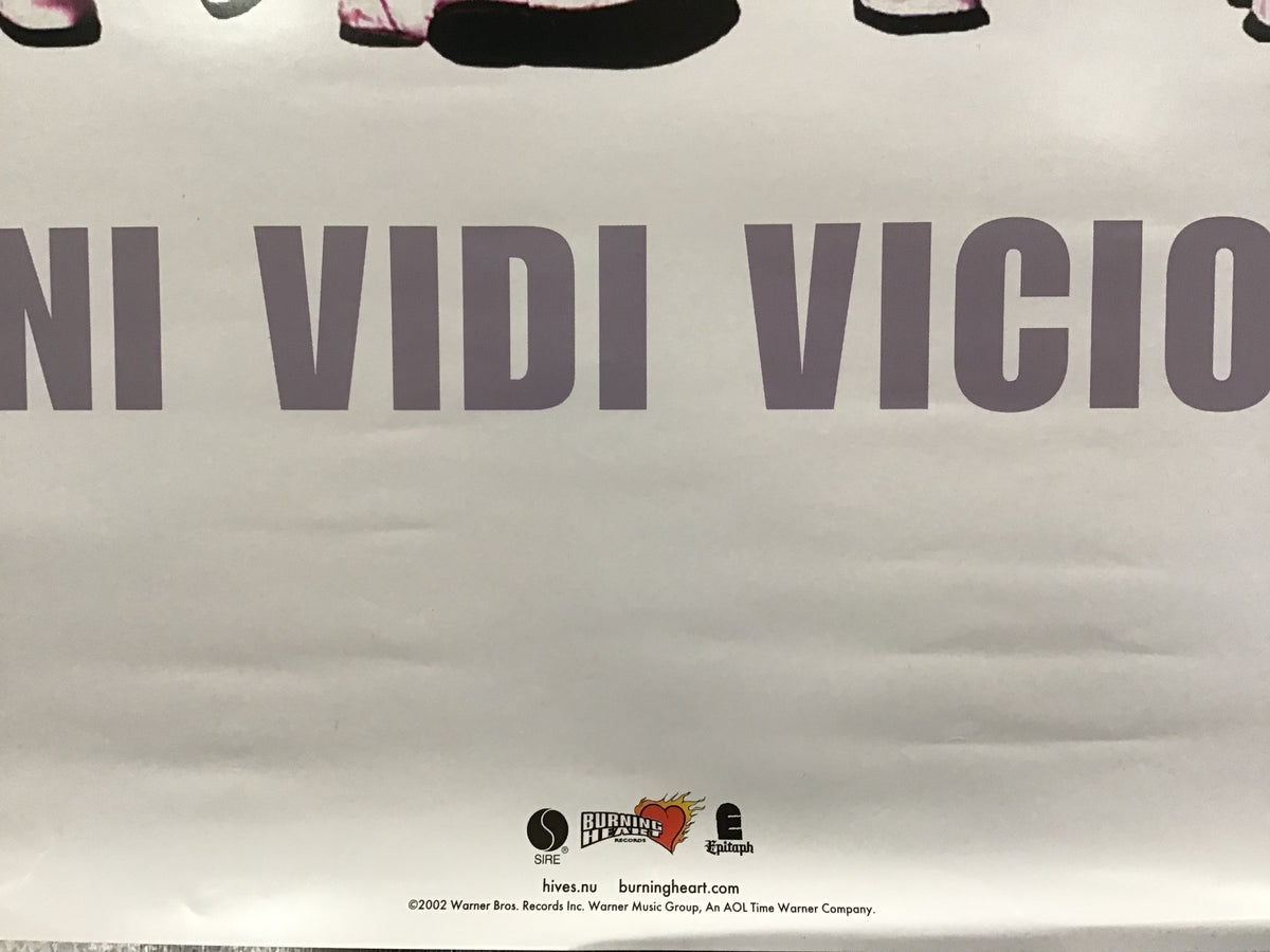 The Hives - Veni Vidi Vicious Promo Poster