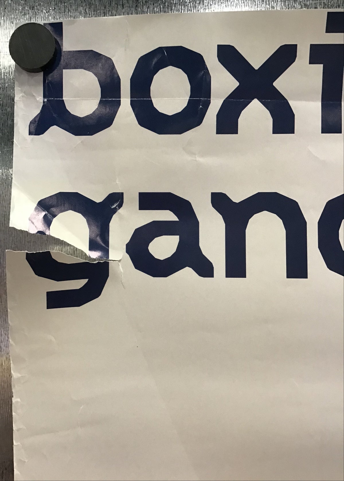 Boxing Gandhis - Poster