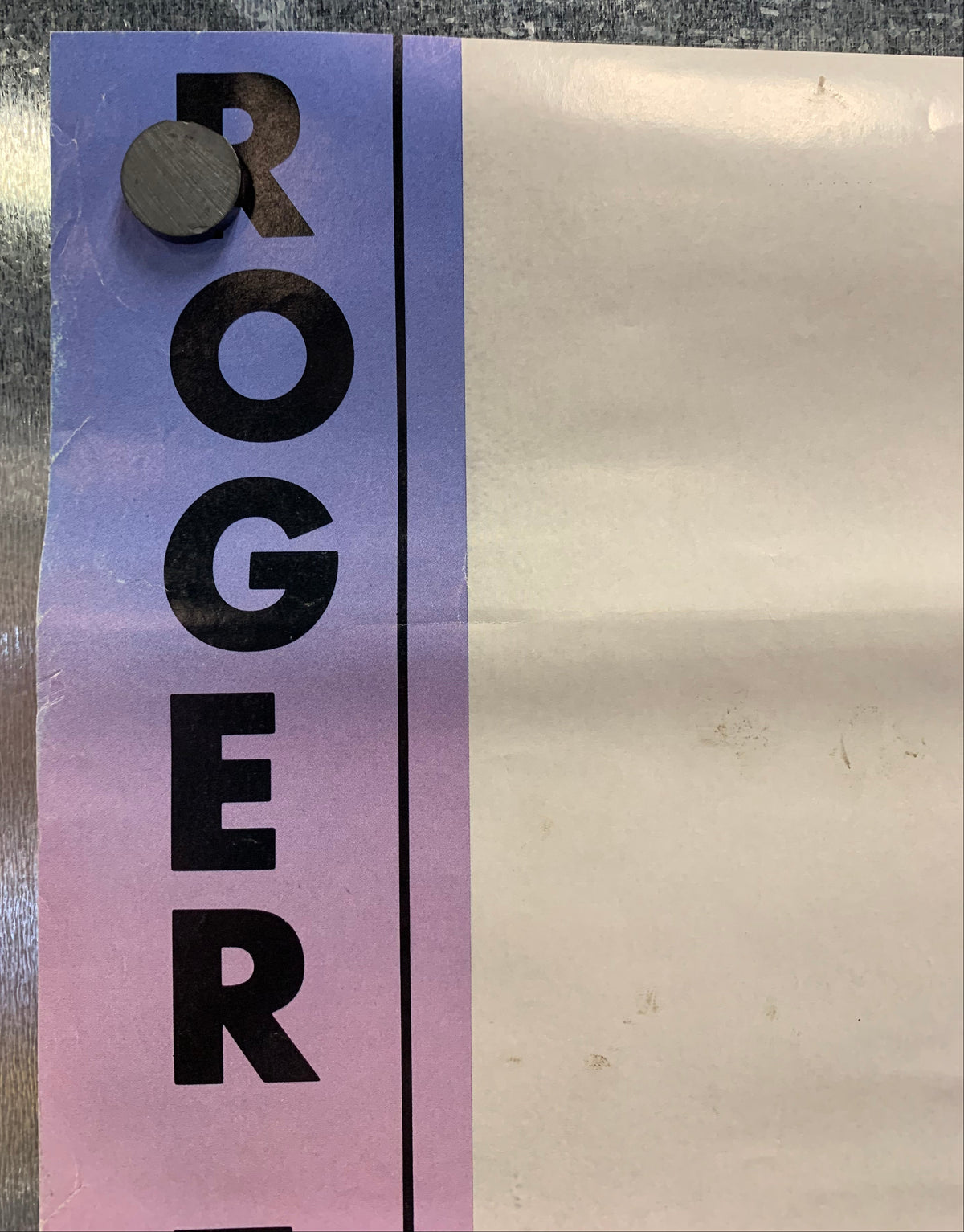 Roger Taylor - Strange Frontier Promo Poster