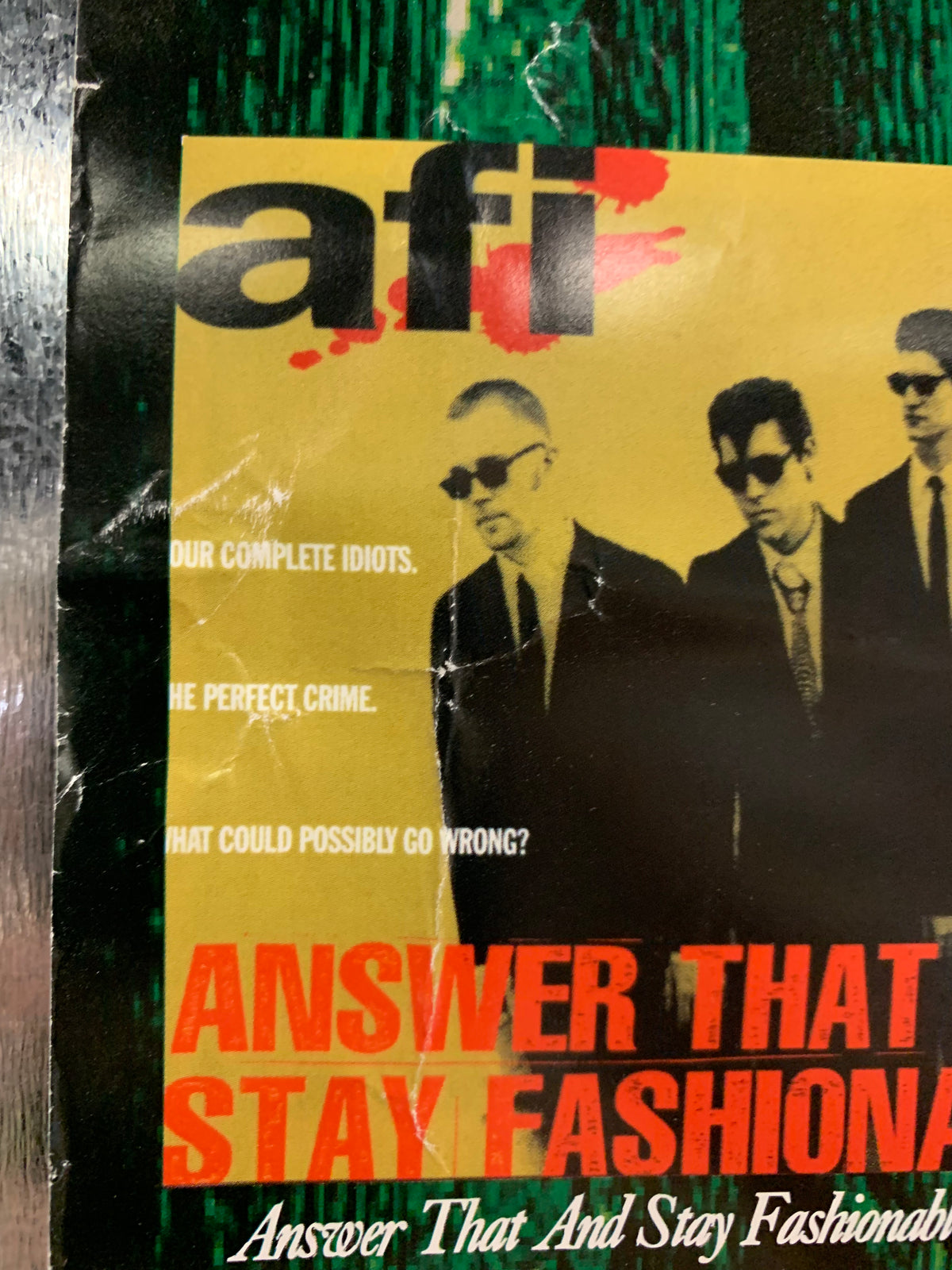 Nitro Records - 1996 Punk Band Promo Poster