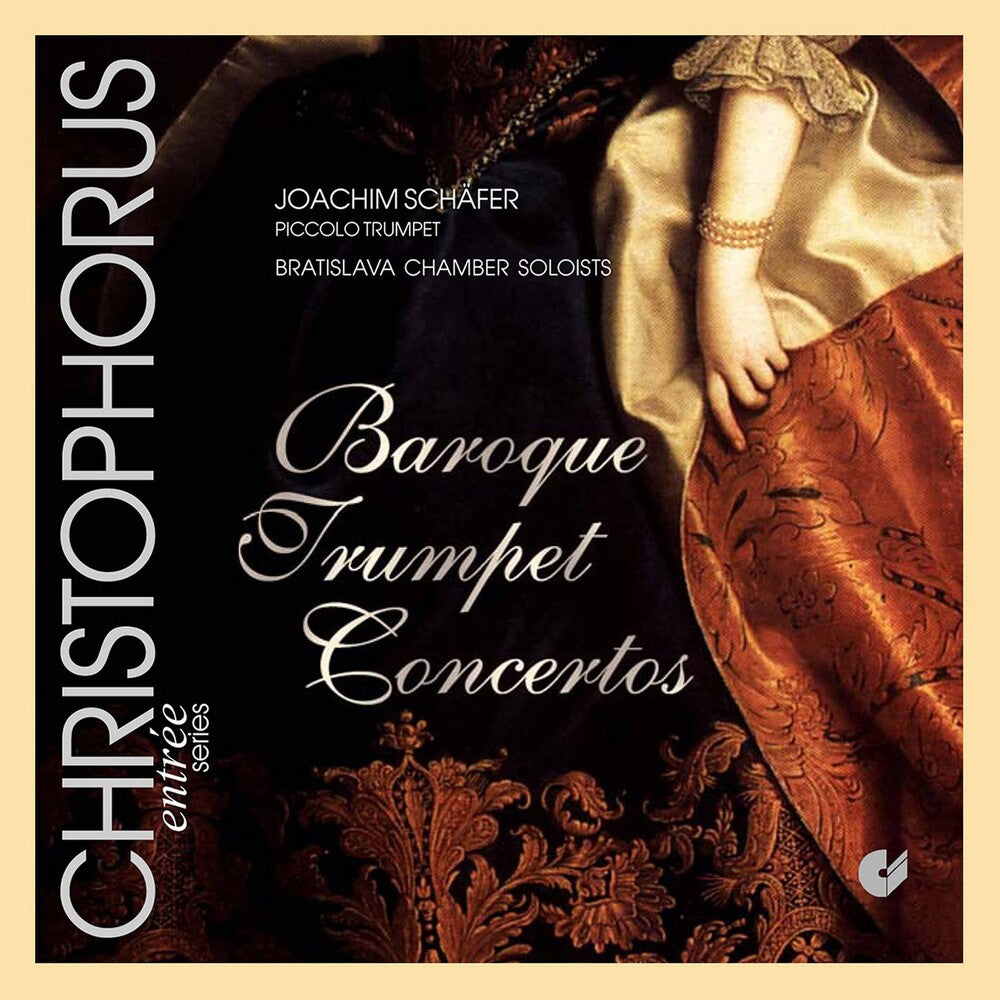 the album cover for Telemann / Schaefer / Bratislava Chamber Soloists - Baroque Trumpet Concertos