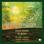 the album cover for Villa-Lobos / Tilman Hoppstock - Great Studies for Guitar