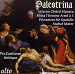 the album cover for Pro Cantione Antiqua - Stabat Mater / Missa Aeturna Christi Munera