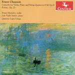 the album cover for Bruno Monteiro - Cto for Violin / Piano & String Quartet in D Major