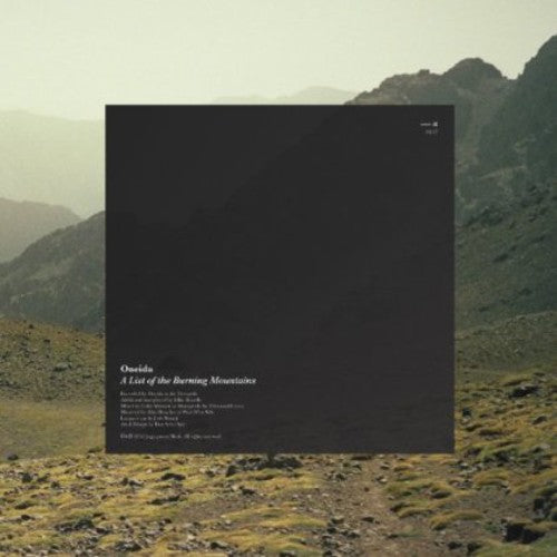 Oneida - Una lista de las montañas en llamas (Vinilo)