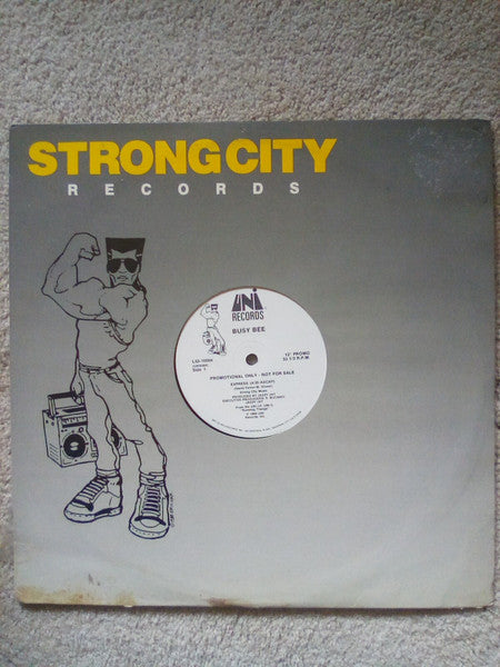 Busy Bee : Express / I Don't Play (12", Promo, Pin)