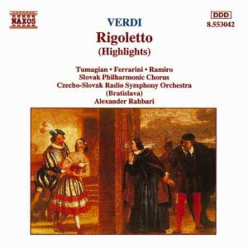 the album cover for Alida Ferrarini - Rigoletto