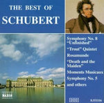the album cover for F. SCHUBERT - Best of Schubert