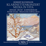 the album cover for Blendinger / Schoneberger / Donath / Becht - Klarinettenkonzert