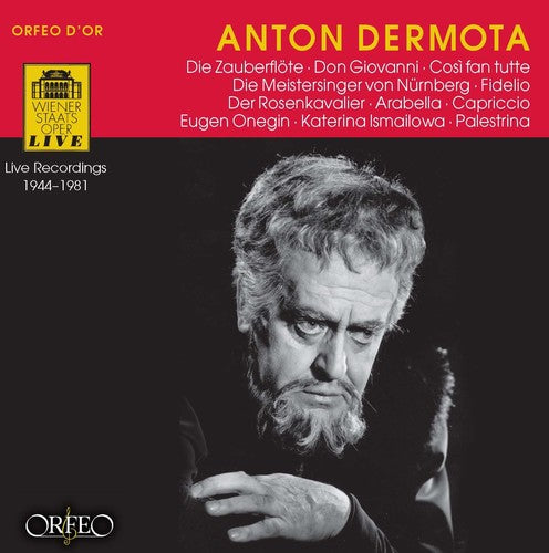 the album cover for Anton Dermota - Live Performances