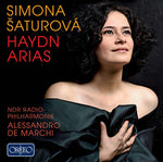 the album cover for Simona Saturova - Arias
