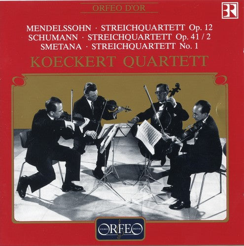 the album cover for Koeckert Quartet - String Quartet Op 12 & Op 41