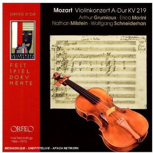 the album cover for Mozart / Grumiaux / Morini / Milstein - Concerto for Violin & Orchestra