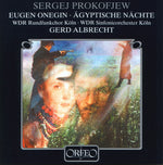 the album cover for W. RIHM - Eugen Onegin Op 71 / Agyptische Nachte Op 61