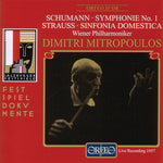 the album cover for Wiener Philharmoniker - Symphony 1 B Flat / Sinfonia Domestica Op 53