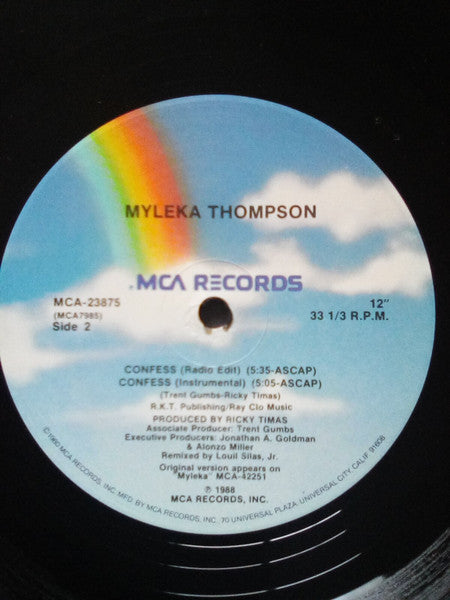 Myleka* : Confess (12", Single)