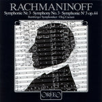 the album cover for Rachmaninov / Bamberg Symphony Orchestra / Caetani - Symphony No 3