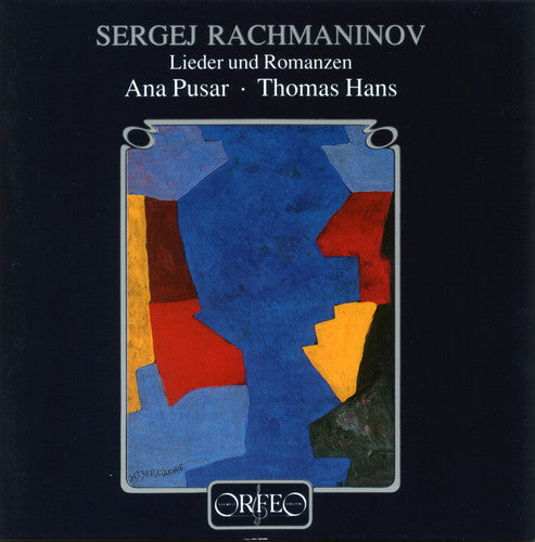 the album cover for Anna Pusar Jeric - Lieder Und Romanzen