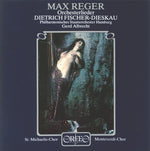 the album cover for Reger / Fischer-Dieskau / Albrecht / Hspo - Orchestral Songs
