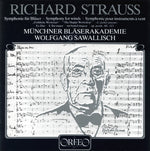 the album cover for Strauss / Munchner Blaserakademie / Sawallisch - Symphony for Winds: Happy Workshop
