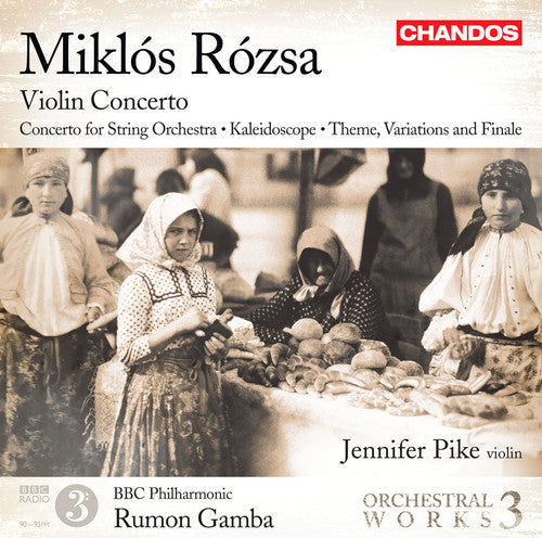 the album cover for Rumon Gamba - Orchestral Works 3