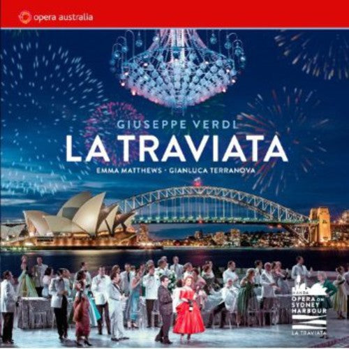 the album cover for Verdi / Matthews / Terranova / Summers - La Traviata