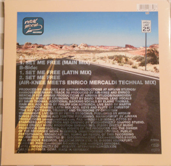 Air-Knee Featuring David Thomas (10) : Set Me Free (12", Maxi)