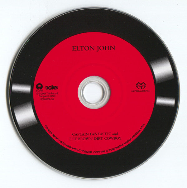 Elton John : Captain Fantastic And The Brown Dirt Cowboy (SACD, Hybrid, Multichannel, Album, RE, RM)