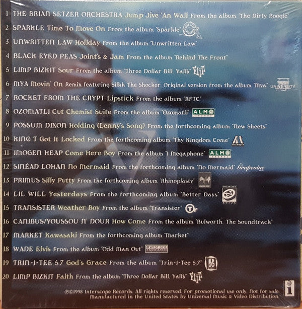 Various : Interscope Sampler Volume One (CD, Comp, Promo, Smplr, Car)