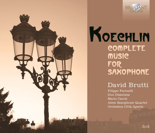 David Brutti - Complete Music for Saxophone (CD)