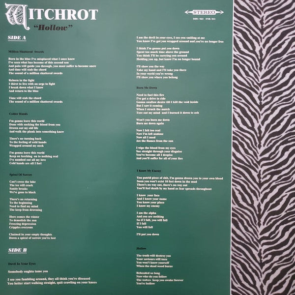 Witchrot : Hollow (LP, Album, Cok)