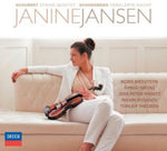 the album cover for Janine Jansen - Schubert & Schoenberg
