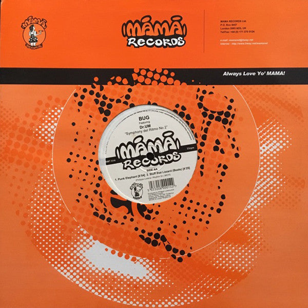 Bug Featuring Dr. UM : Symphony Del Ritmo No 2 (12")