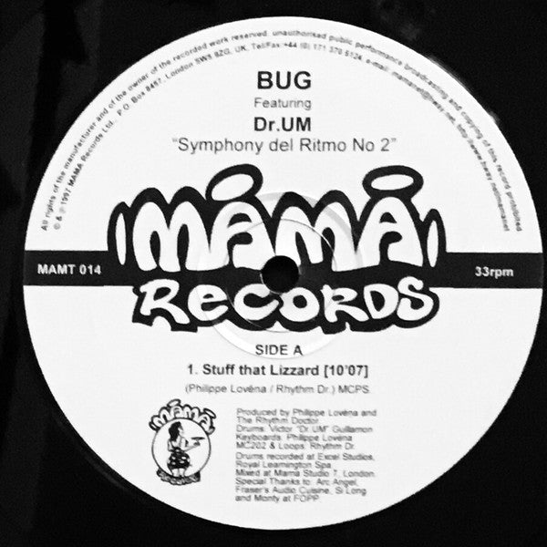 Bug Featuring Dr. UM : Symphony Del Ritmo No 2 (12")