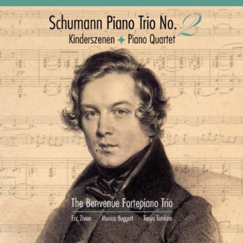 the album cover for The Benvenue Fortepiano Trio - Piano Trio No. 2 / Kinderszenen / Piano Quartet