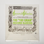Bags Unlimited - 12 Inch 180G LP Jacket Sleeve - Resealable - 100 Ct